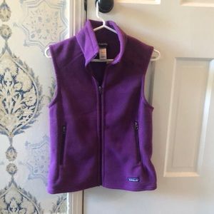 NWT purple Patagonia synchilla vest